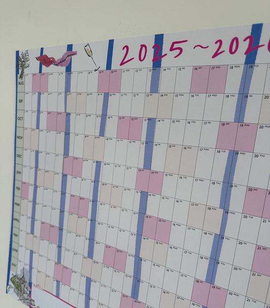 Academic Wall Planner 25/26