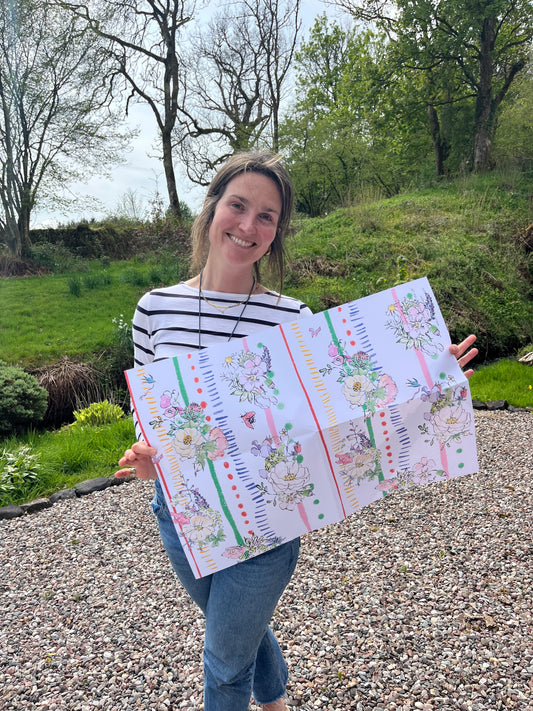 Drumblade - Gift Wrap Sheet