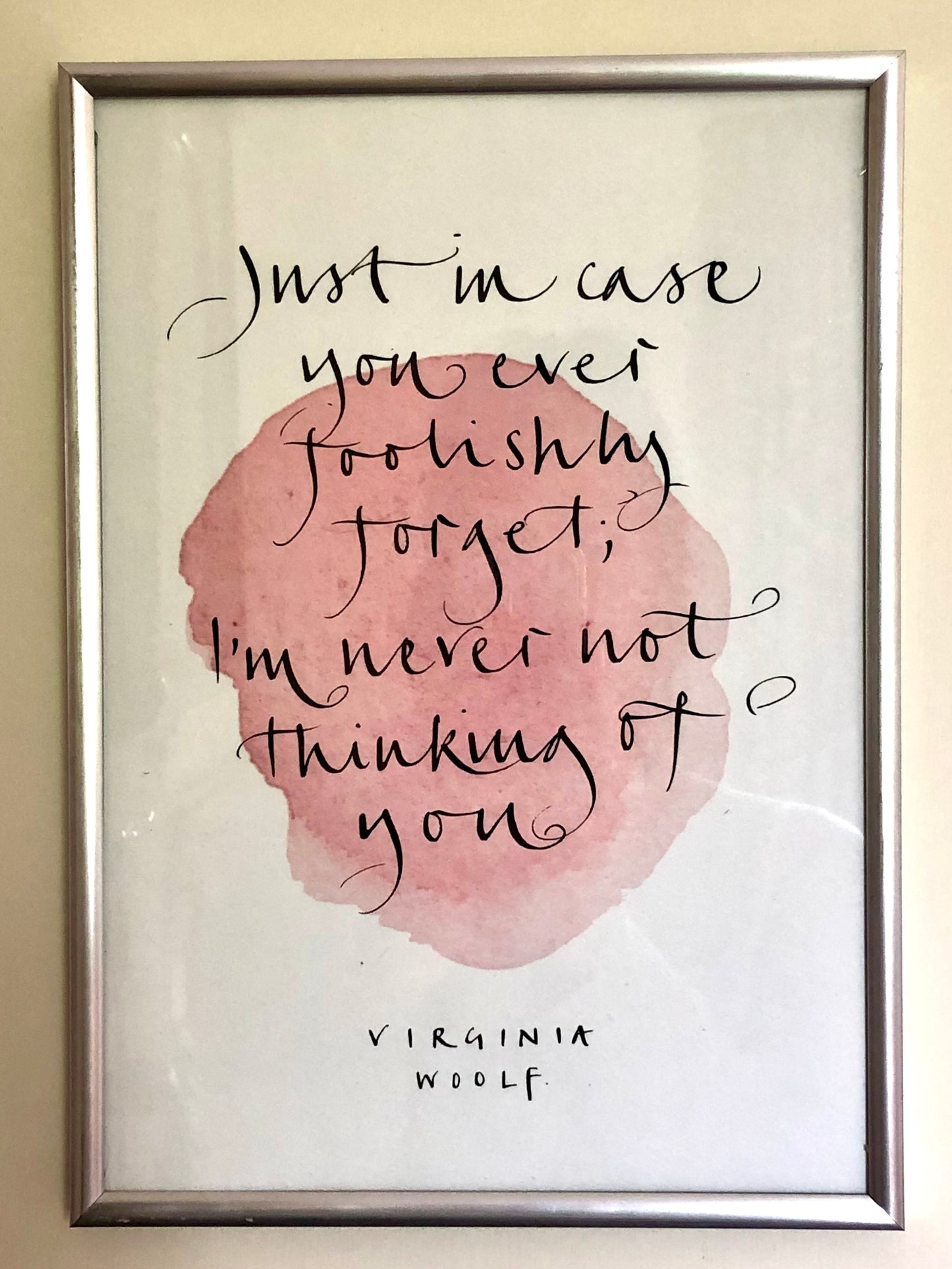 Virginia Woolf Quotation Print (A4)