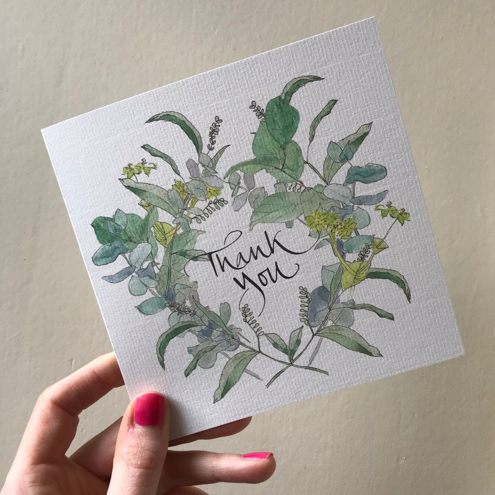 Thank you cards (Pack of 4)