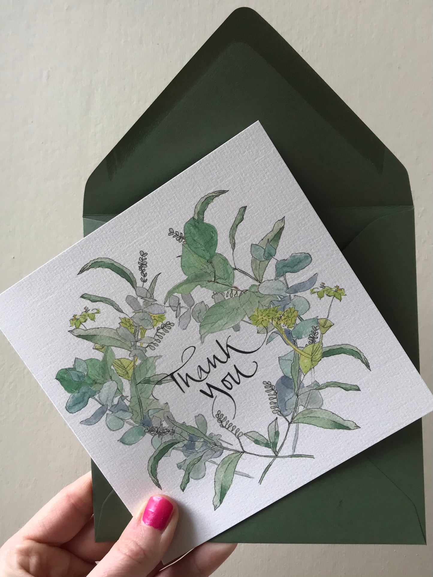 Thank you card