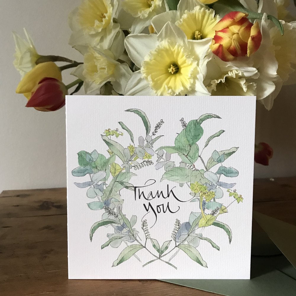Thank you card