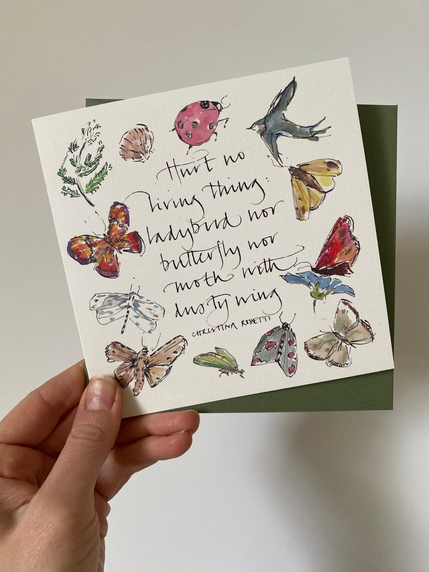 Beautiful Beasties Greeting card
