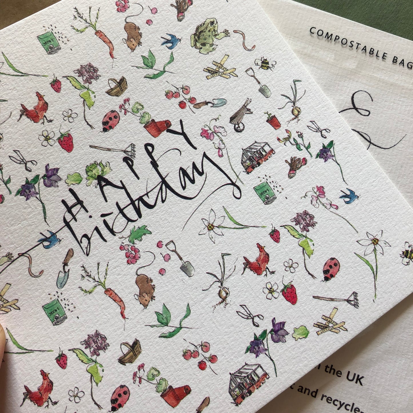 Gardener's Happy Birthday Card