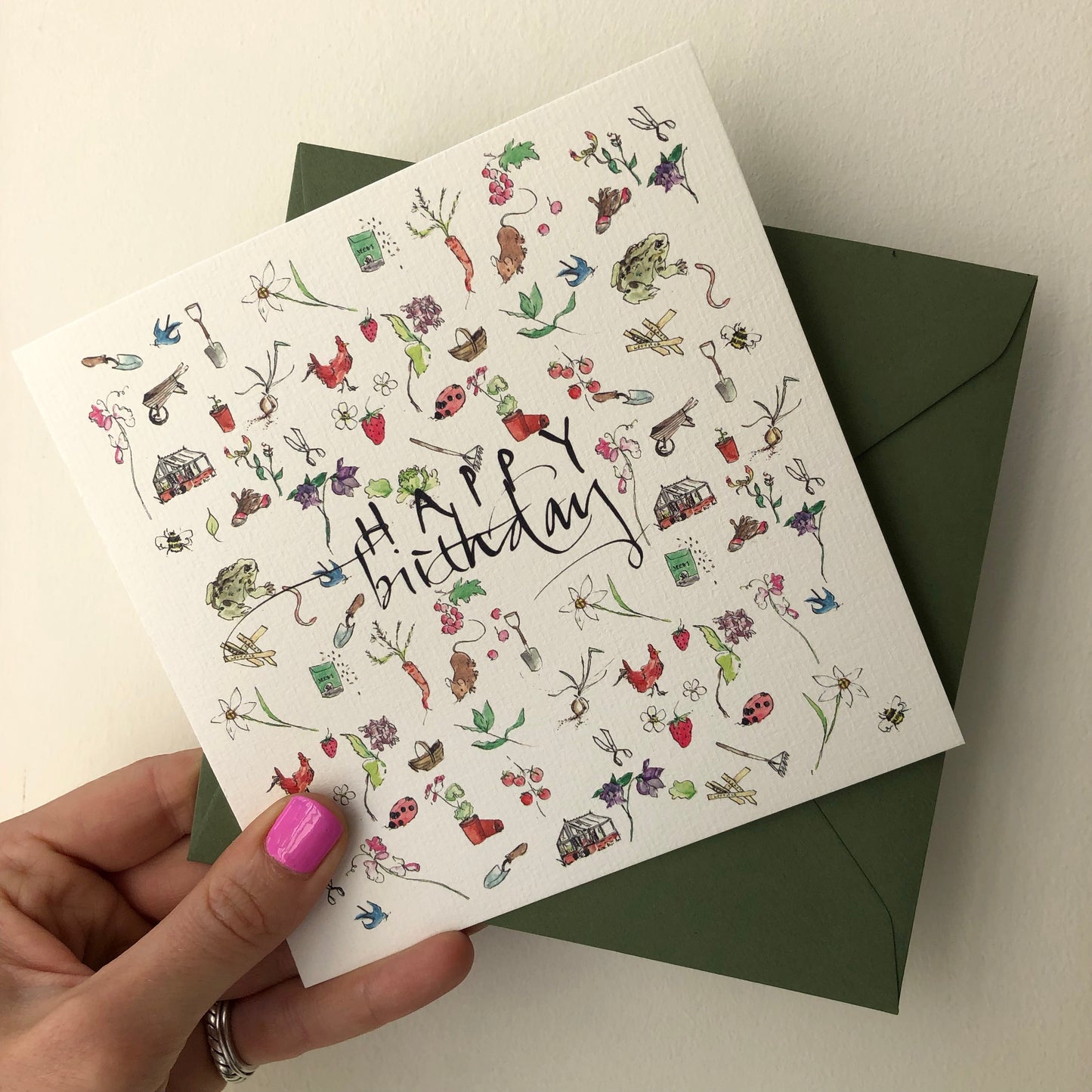 Gardener's Happy Birthday Card