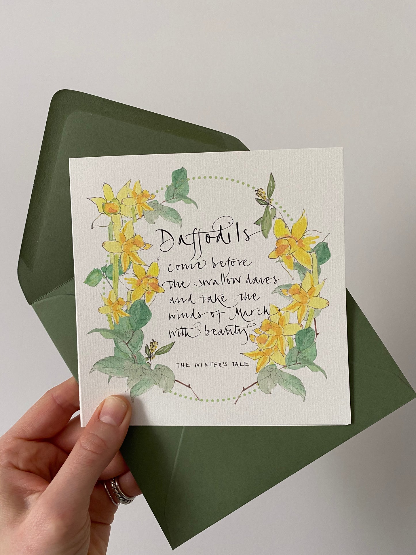 Daffodils Greeting card