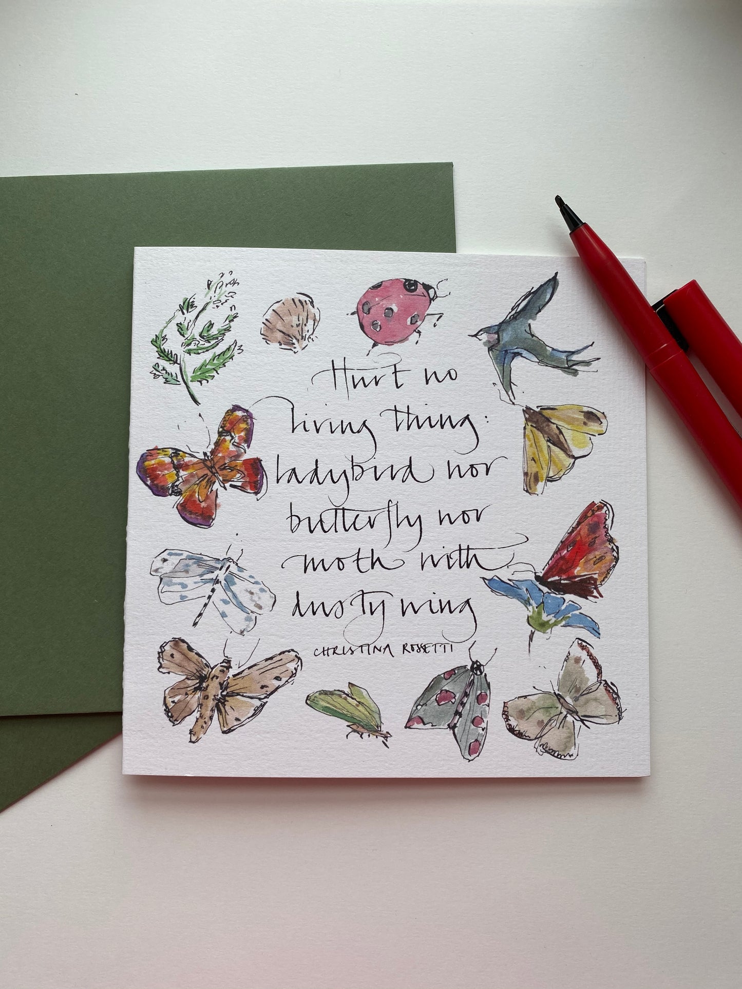 Beautiful Beasties Greeting card