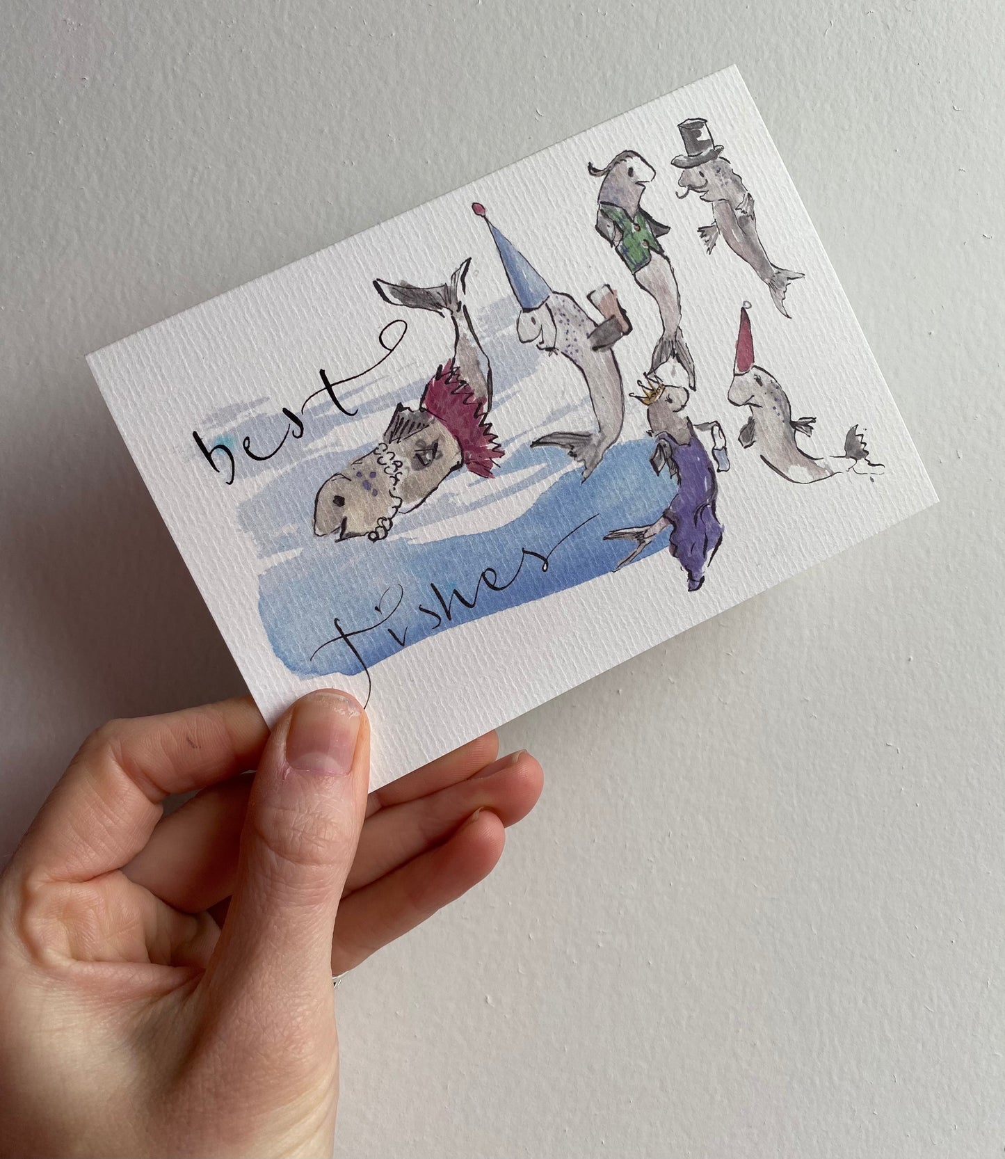 Best Fishes! Greeting card