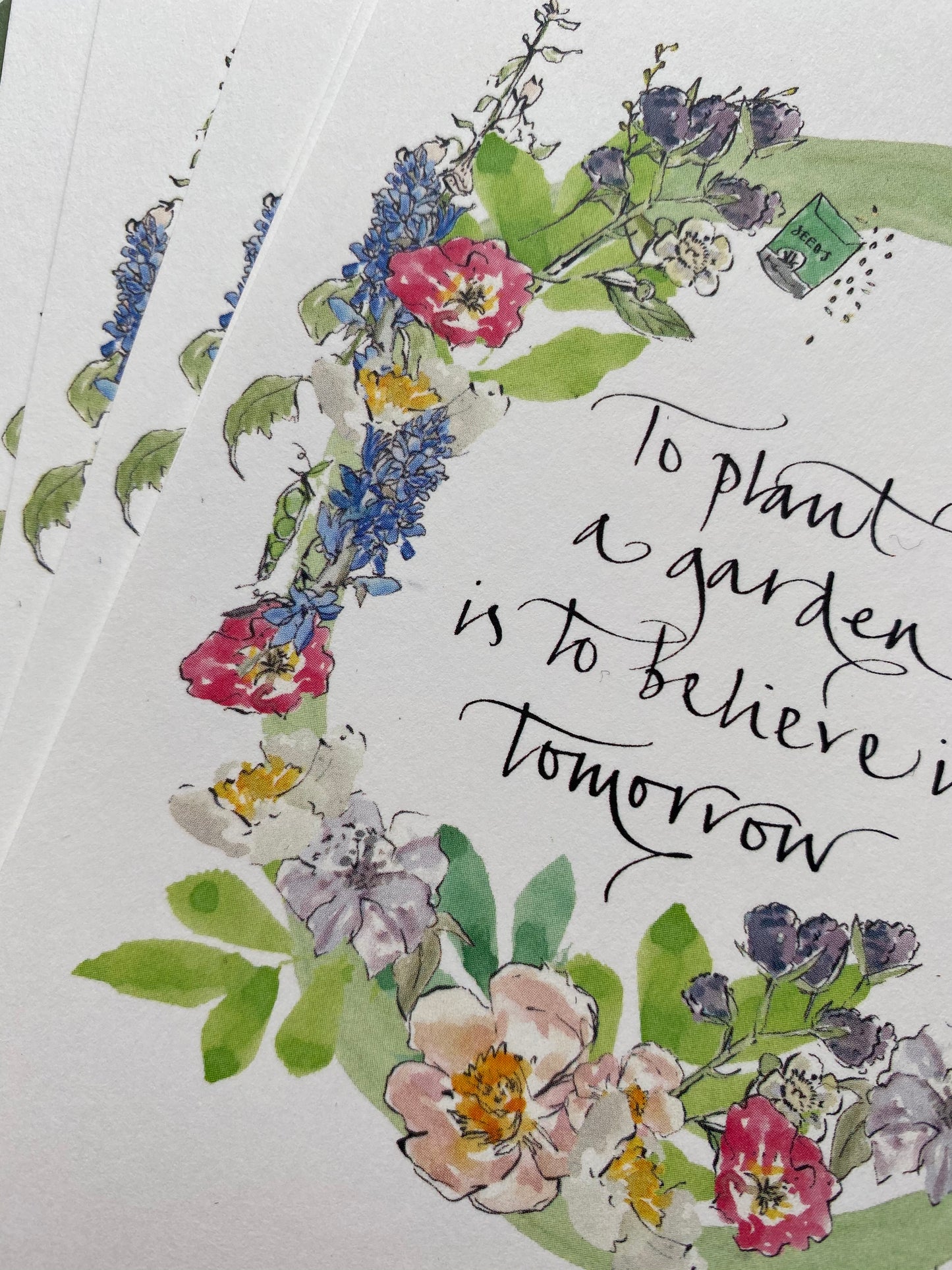 Positive Gardening Greeting Card