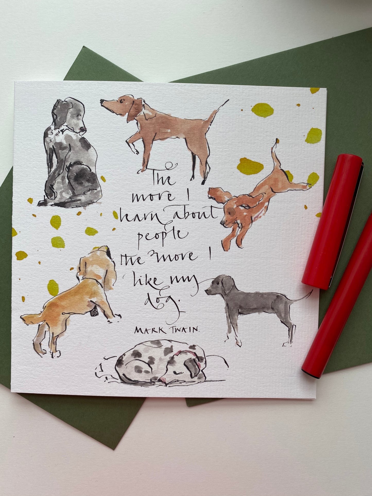 Like My Dog...Greeting Card