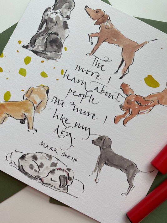 Like My Dog...Greeting Card