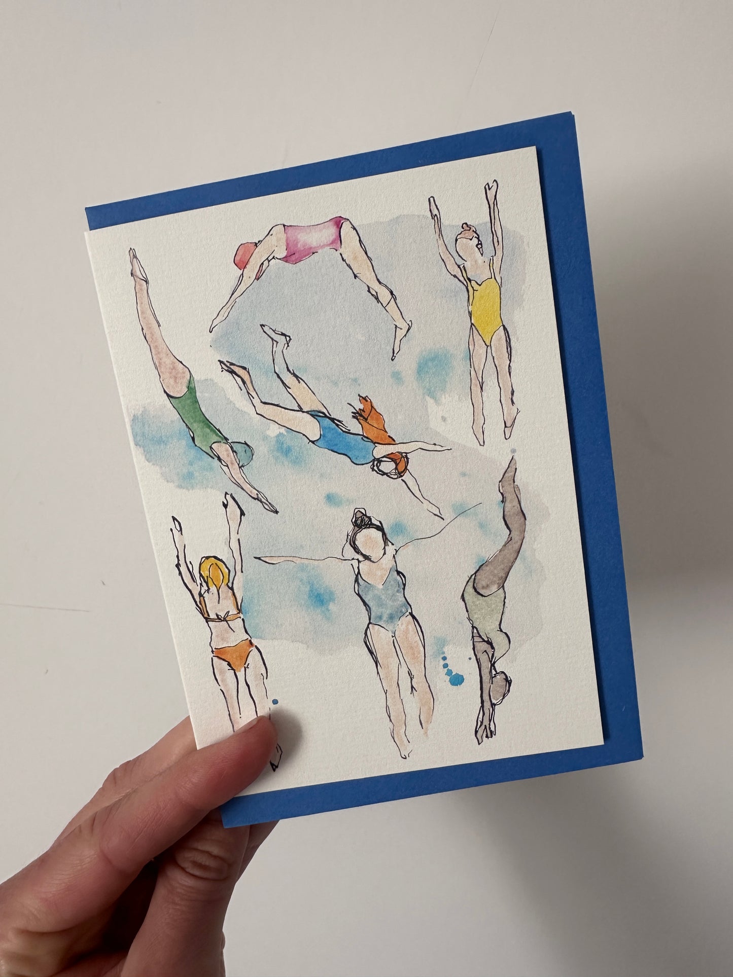 Swimmers card