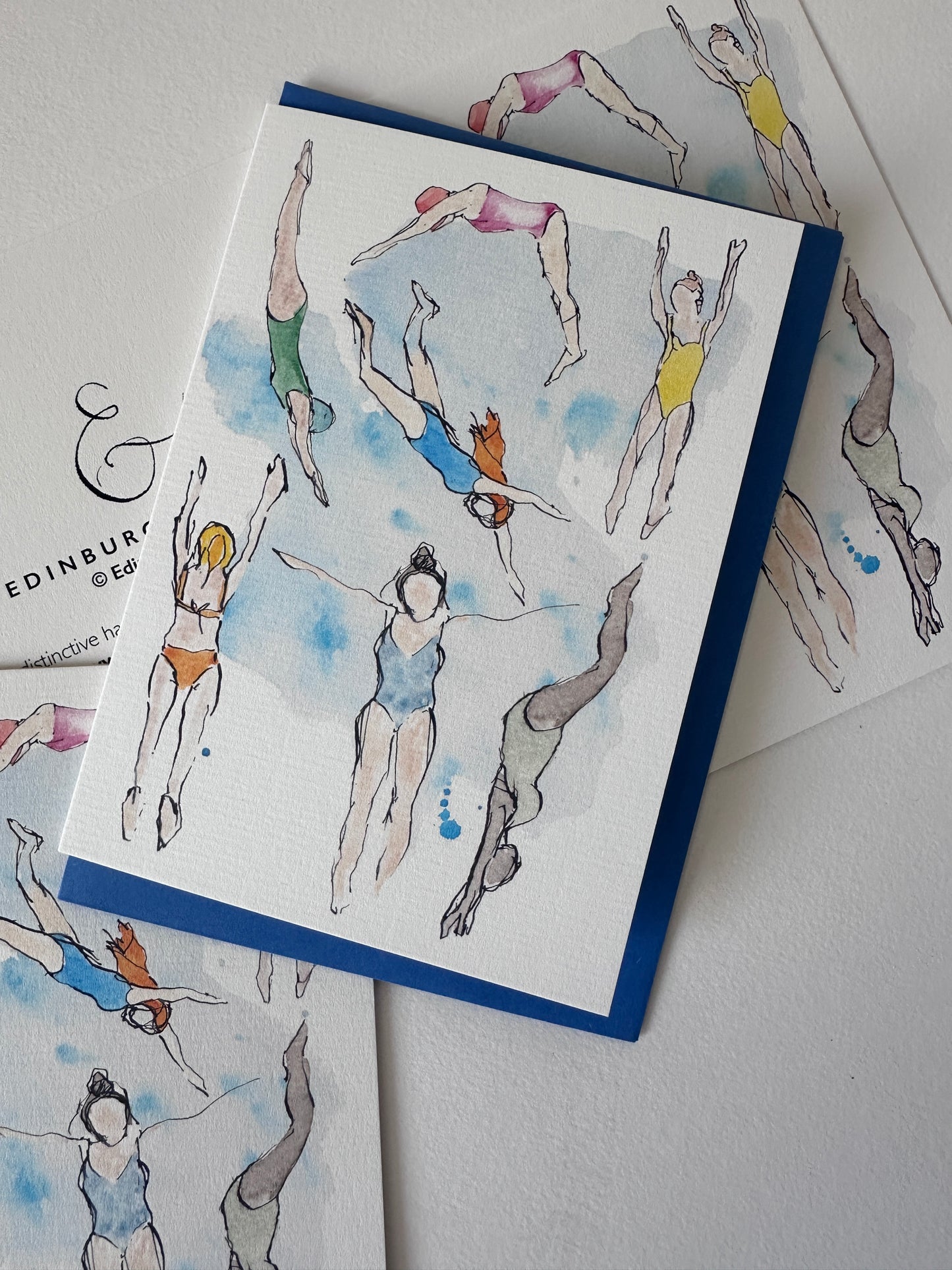 Swimmers card