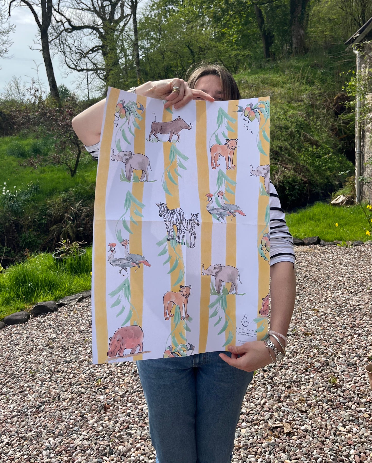 Safari - Gift Wrap Sheet