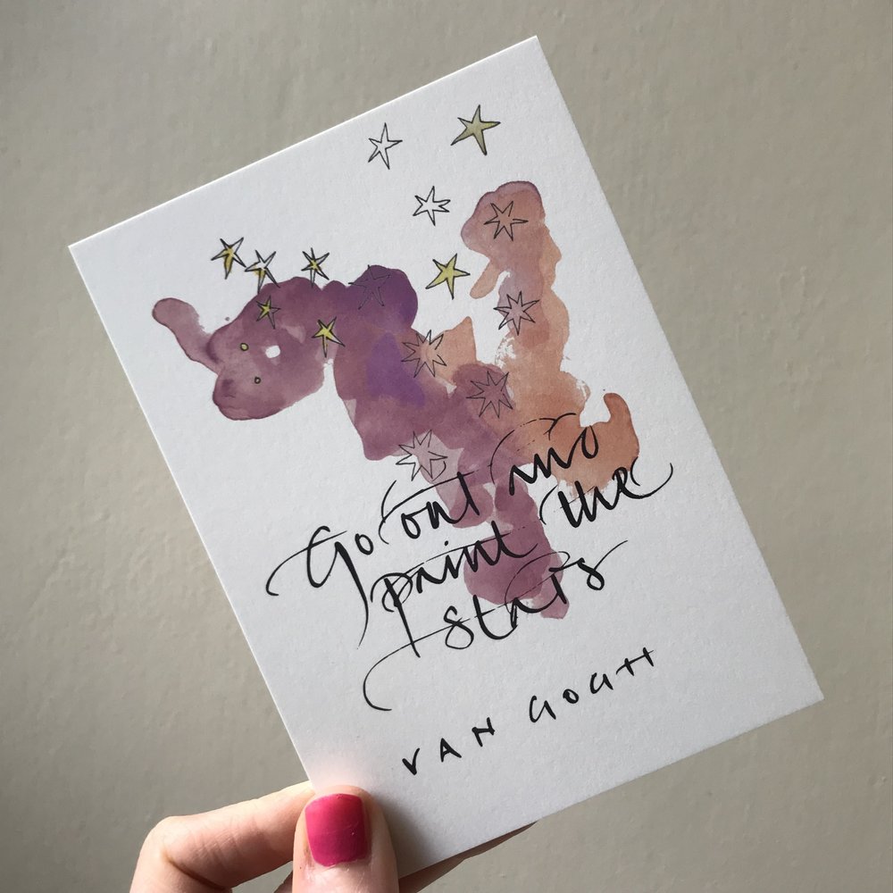 Starry Skies Postcard