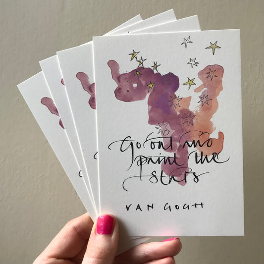 Starry Skies notecard pack (5)