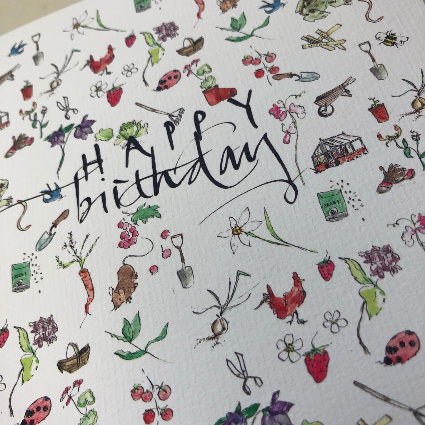 Gardener's Happy Birthday Card