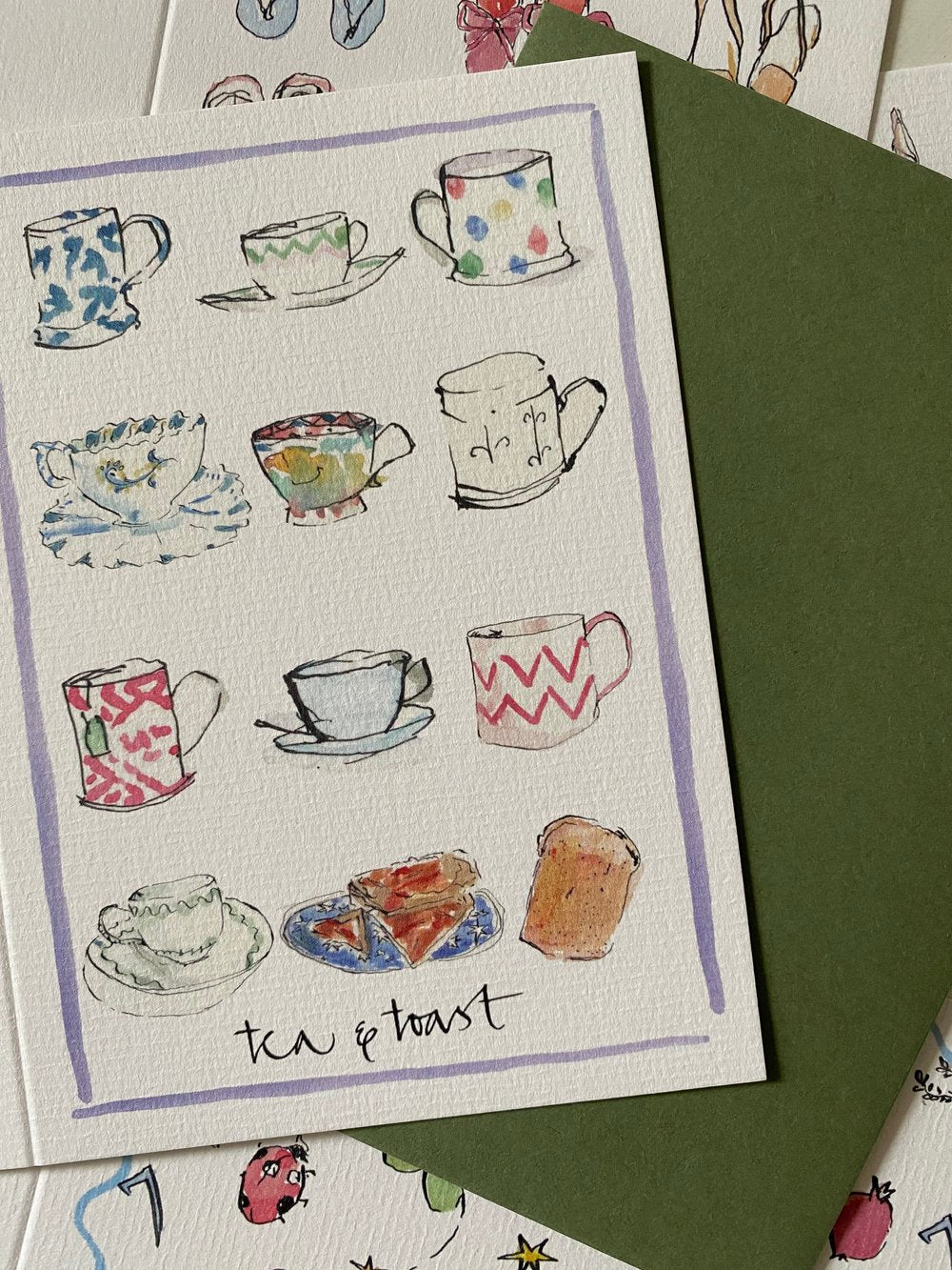 Tea & Toast card – Edinburgh Letters