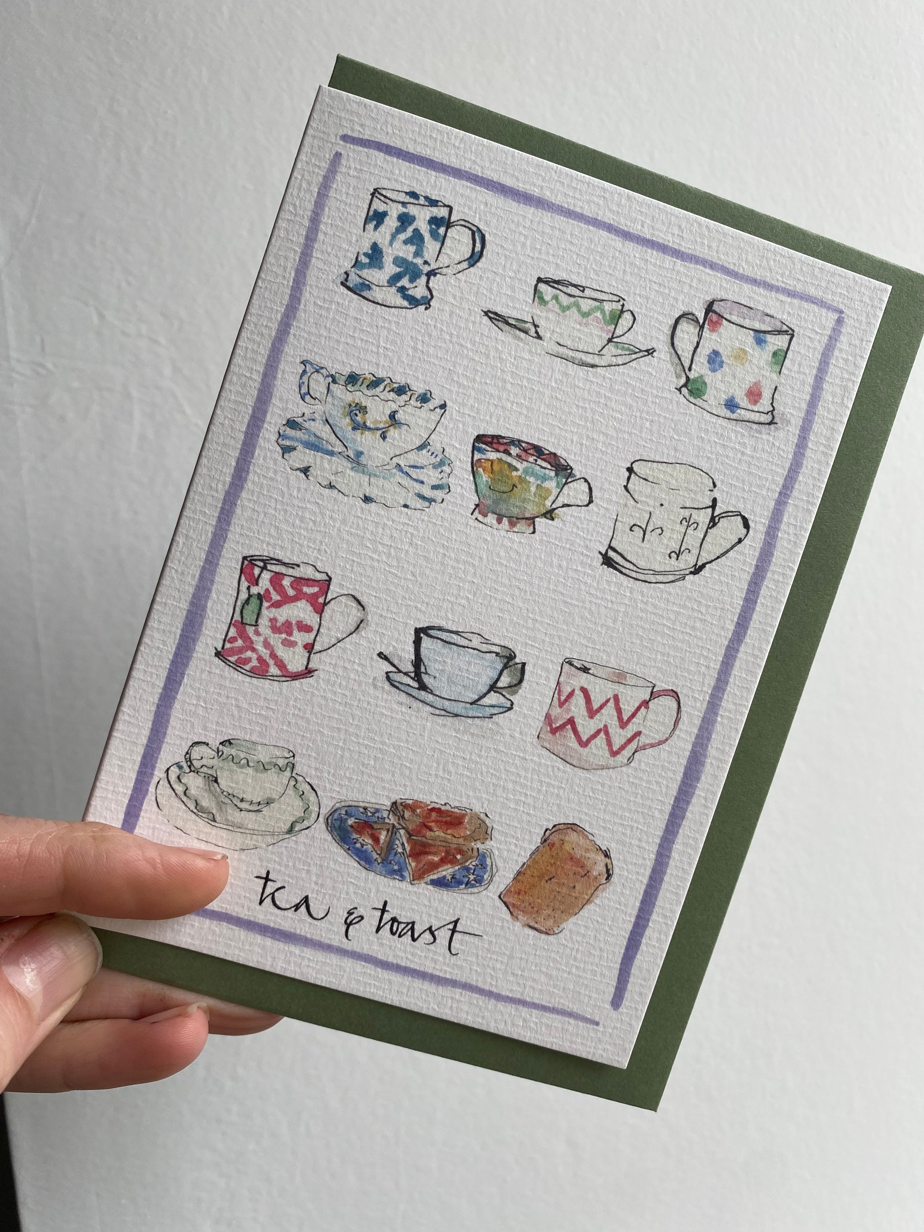 Tea & Toast card – Edinburgh Letters