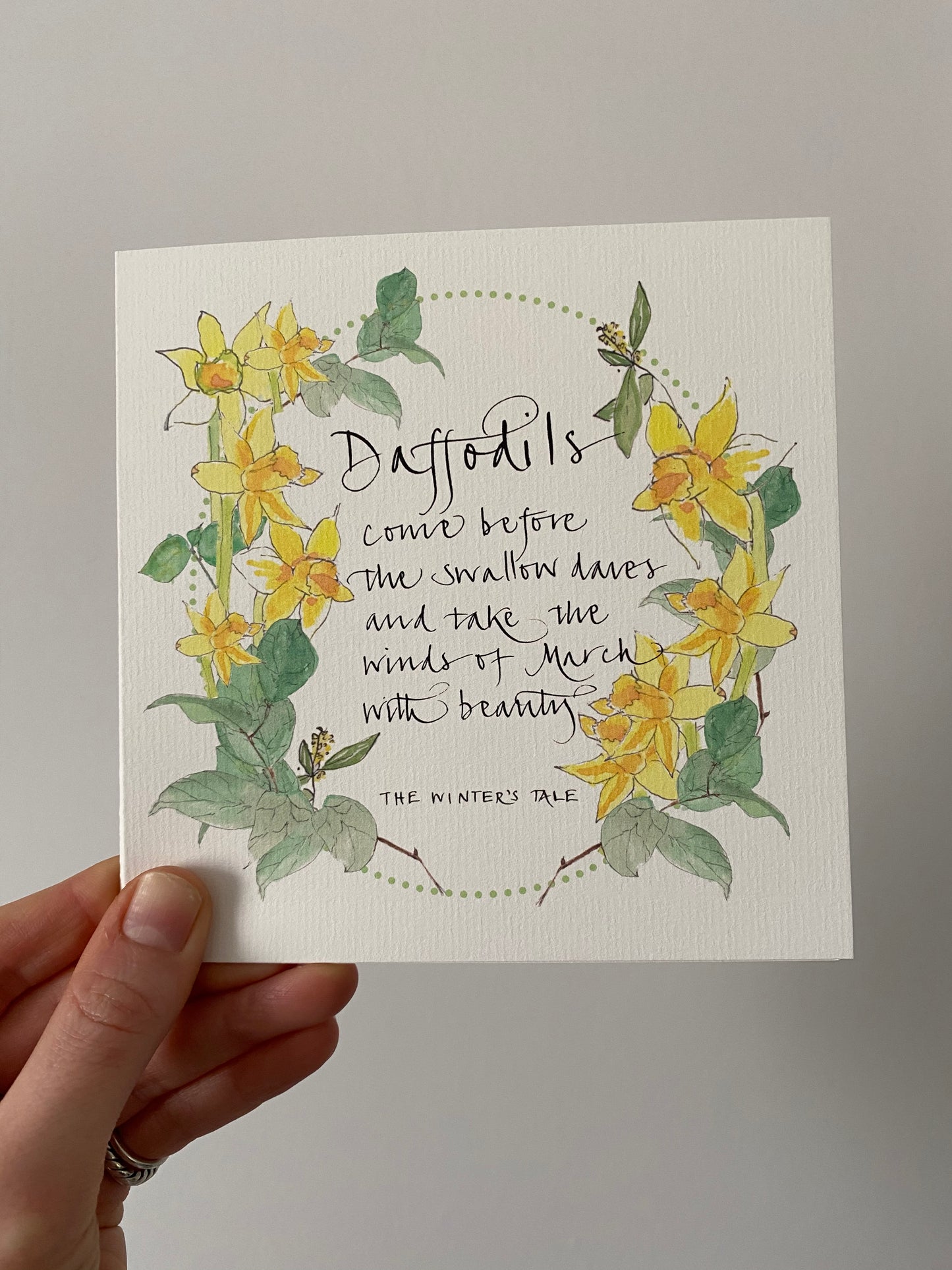Daffodils Greeting card