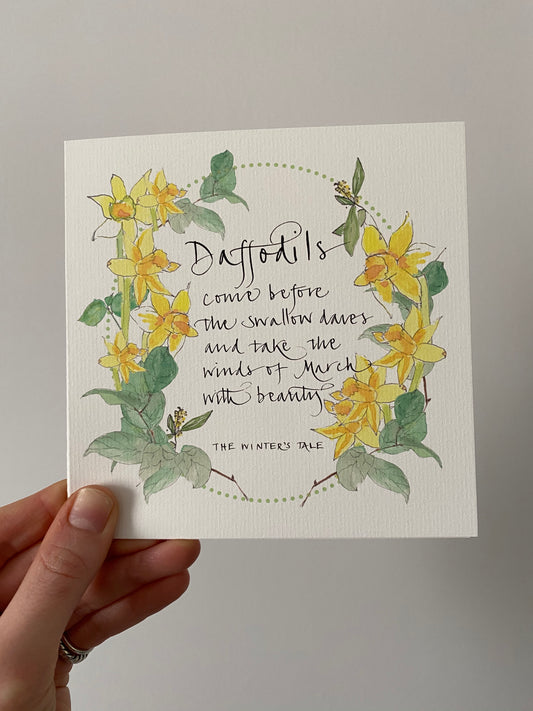 Daffodils Greeting card