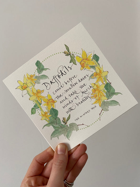 Daffodils Greeting card