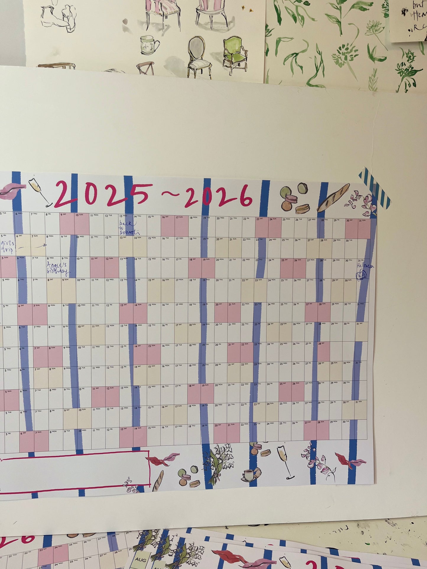Academic Wall Planner 25/26