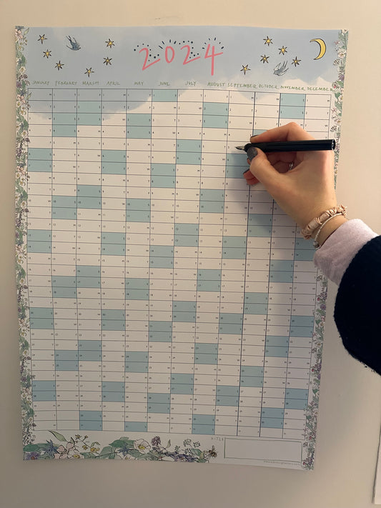 2024 wall planner