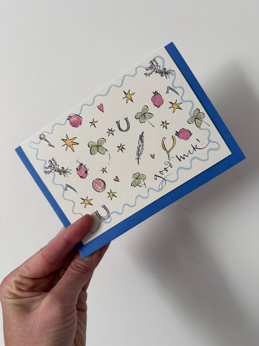Good Luck card