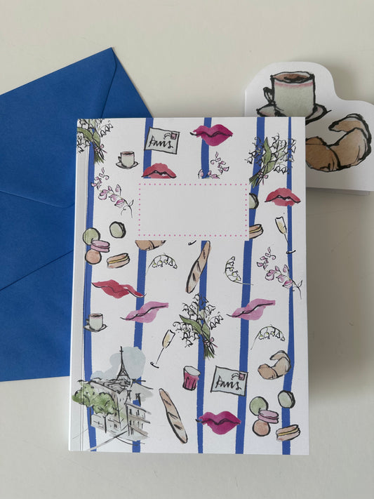 Paris Kisses - A5 Notebook