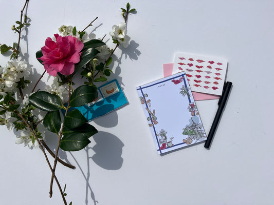 Paris Kisses - A6 Notepad